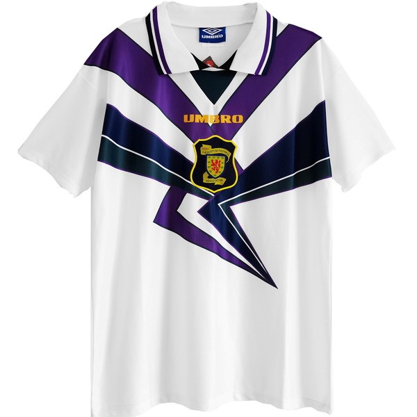 Tailandia Camiseta Escocia 2nd Retro 1994 1996 Blanco